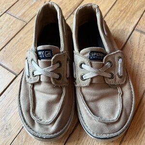 Sperry Tan Boat Shoes